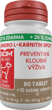 GIOM Chondro L-karnitin SPORT 60 tablet  + 25 % zdarma
