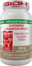 GIOM Chondro L-karnitin SPORT 200 g  v prášku
