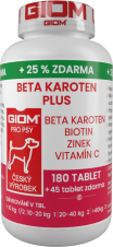 GIOM Beta-karoten PLUS 180 tablet  + 20% zdarma