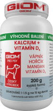 GIOM Kalcium + Vitamín D3 200 g  v prášku