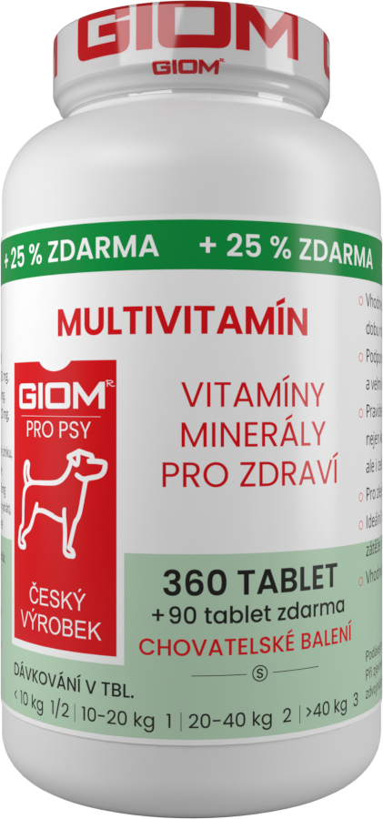 GIOM Multivitamín 360 tablet | Doprava zdarma