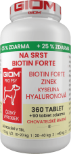 GIOM Na srst Biotin FORTE 360 tablet  + 20% zdarma 