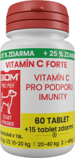 GIOM Vitamín C FORTE 60 tablet  + 20% zdarma