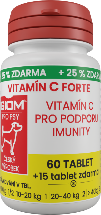 GIOM Vitamín C FORTE 60 tablet  + 20% zdarma
